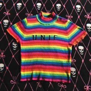 UNIF • Rainbow Lenny Top
